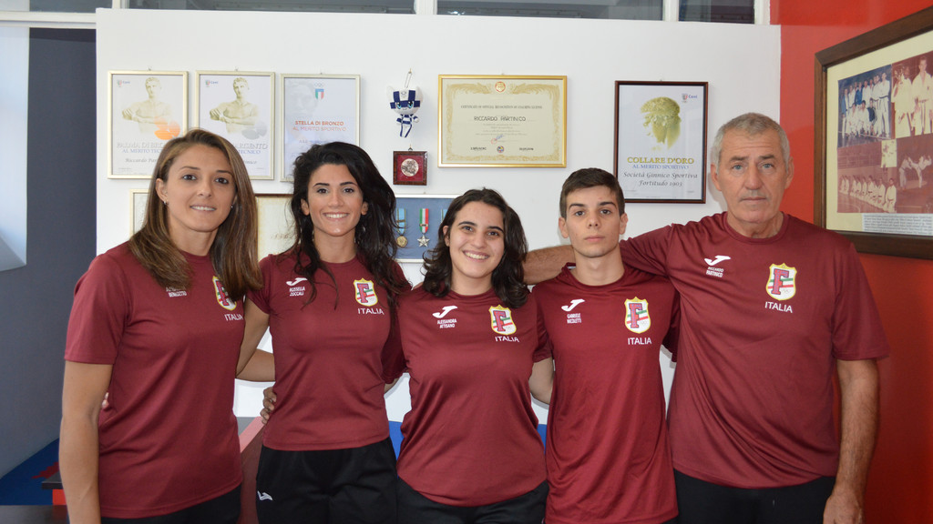 Campeonato de Italia absoluto de Fijlkam en Turín, tres clasificados Reggio