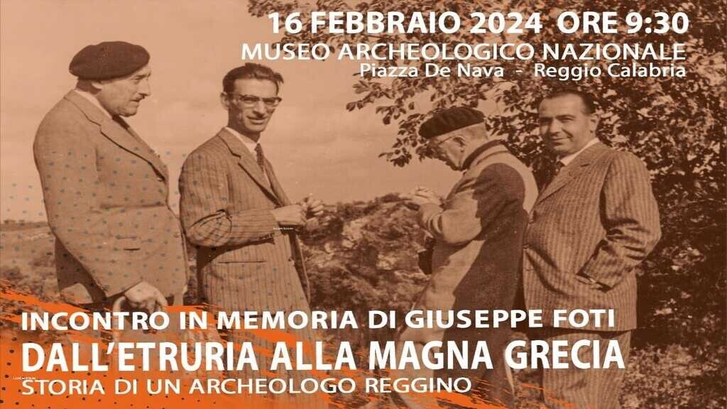 ReggioTV – “Giuseppe Foti – From Etruria to Magna Graecia. History of the archaeologist from Reggio”