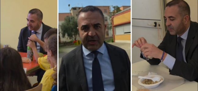 Reggio Calabria, il sindaco a sorpresa nelle mense comunali: "Continuer&ograve; a controllare personalmente"